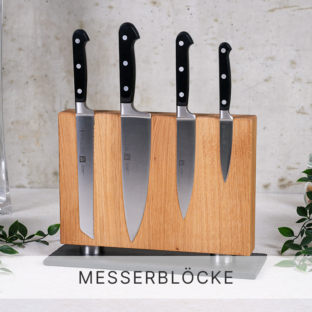 Magnetische Messerblöcke aus Holz