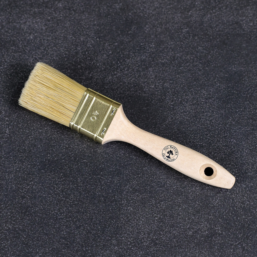 oli-natura-holzoelpinsel-3 OLI-NATURA Lackier- und Ölpinsel in 40 mm Breite für präzisen Materialauftrag bei der Holzpflege