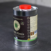 OLI-NATURA Leinöl-Firnis Seitenansicht rechts des 1 l Gebindes