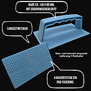 Mini-Handpadhalter aus dem OLI-NATURA Pad-Set zur sicheren Führung der Pads beim Ölen