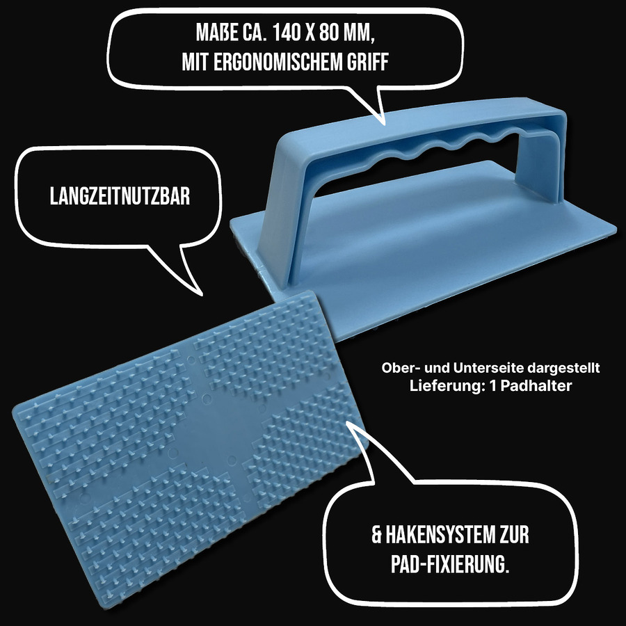 oli-natura-pad-set-klein-handpadhalter Mini-Handpadhalter aus dem OLI-NATURA Pad-Set zur sicheren Führung der Pads beim Ölen