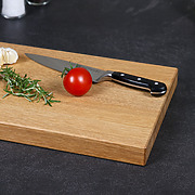 Schneidebrett aus massivem Eichenholz, handgefertigt und geölt